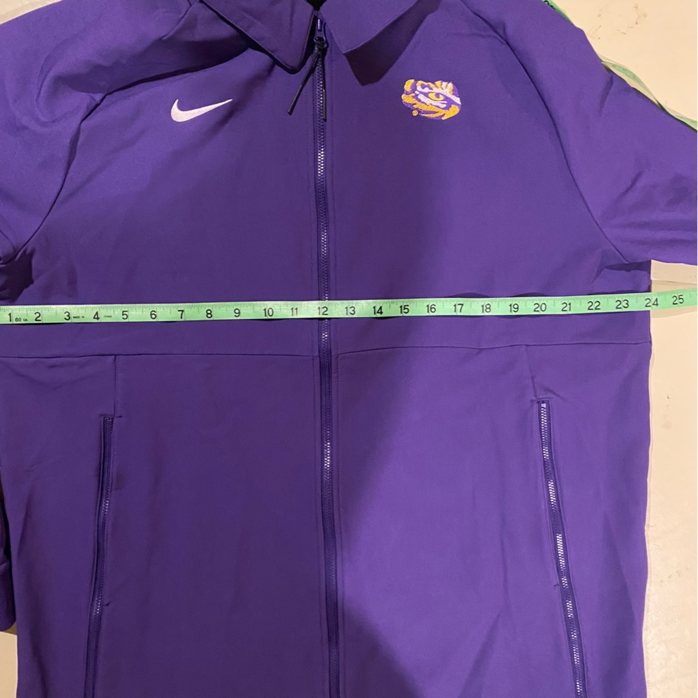 Louisiana State Tigers Jacket Women's Large Purple NikeFull Zip Sideline LSU New - Picture 4 of 8